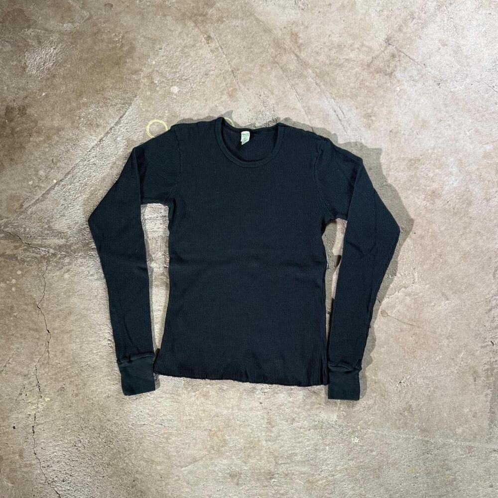 Black Longsleeve Thermal Shirt